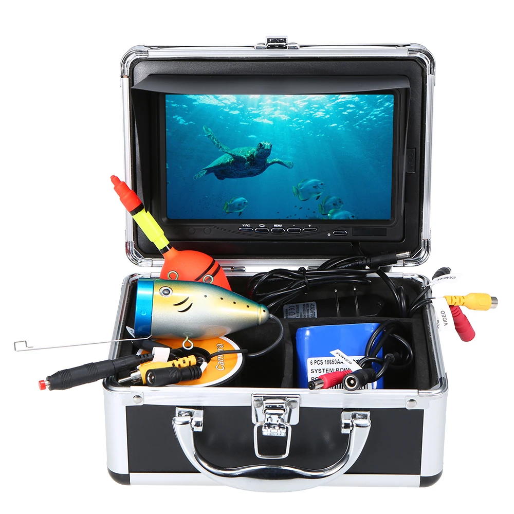 

Portable 7 inch LCD Monitor Fish Finder Waterproof Underwater Fishing Camera 24 PCS LED Lamps 15M Cable for Sea Fishing