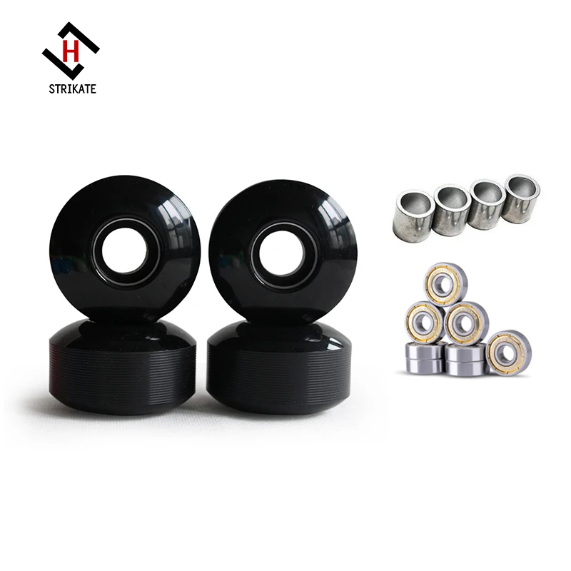 Skateboard Longboard Wheels 52mm 92A Road Skate Pro Action Motion Wheels 4pcs with 8pcs ABEC 11 silver seal Bearing 4pcs spacers skateboard accessories,skateboard wheel
