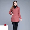 Autumn winter Warm thin quilted jacket Long-sleeved Jacket Parkas new middle age women cotton-padded tops mother Cotton coat 6