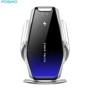

FDGAO Automatic Clamping Qi Wireless Car Charger Mount in Car Air Vent 15W Fast Charging Phone Holder For iphone Samsung Huawei