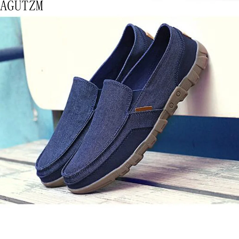

New Arrival Slipony Men Fashion Men Sneakers Flats Casual Shoes Denim Canvas Shoes Nice Comfortable Men Shoes Loafer q92