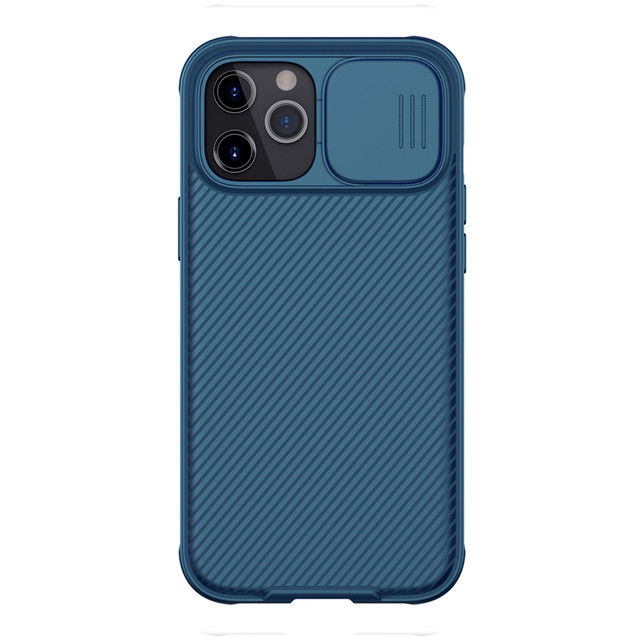 Case Cover For iPhone 12 Pro 6.1" Fashion TPU Ultra thin Back Shockproof Protector Shell With Slide Camera Cover O18