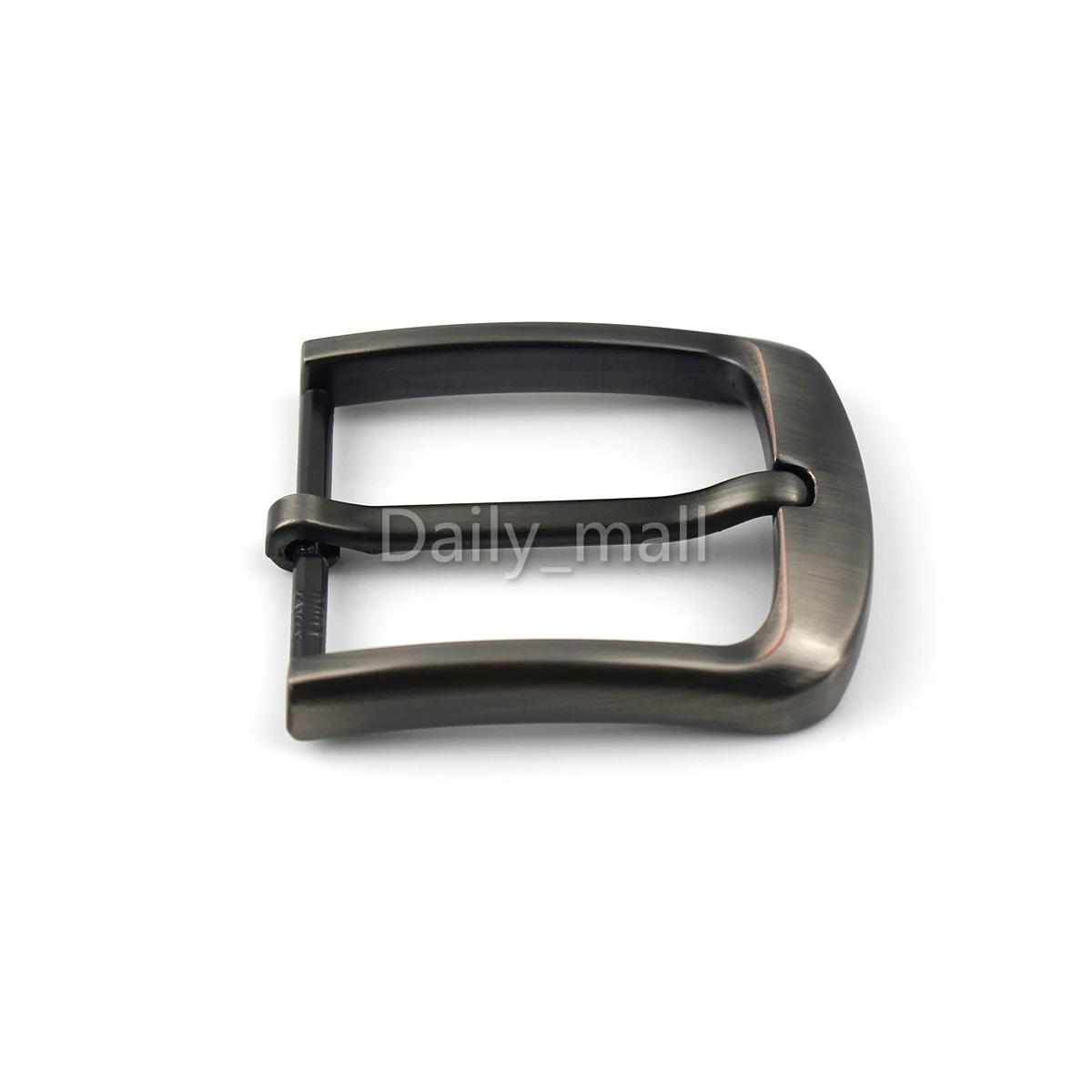 1x 40mm Metal Brushed Belt Buckle Men End Bar Heel bar Single Pin Belt