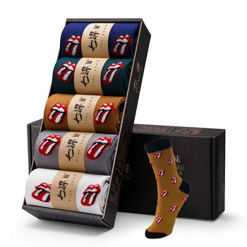 

Men Bamboo Fiber Socks Brand New Casual Business Anti-Bacterial Deodorant Breatheable Man Long Sock 5pairs / Lot