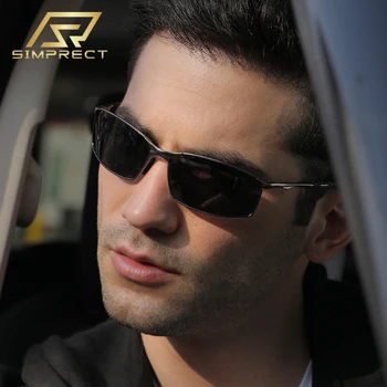 

SIMPRECT Polarized Sunglasses Men 2020 Square Driver's Photochromic Sunglasses Retro Mirror UV400 Anti-glare Sun Glasses For Men