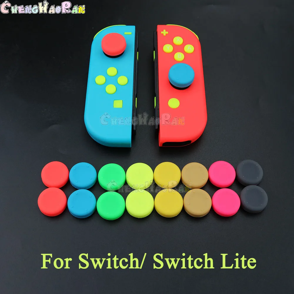 100pcs/lot Colorful Cap Stick Cap Joystick Grips For Nintendo Switch