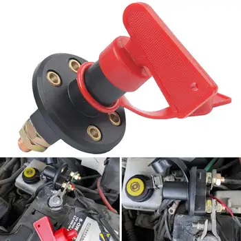 

ABS Car Auto Battery Isolator Disconnect Power Cut Off Kill Rotating Safety Switch Waterproof cover Rust corrosion resistant