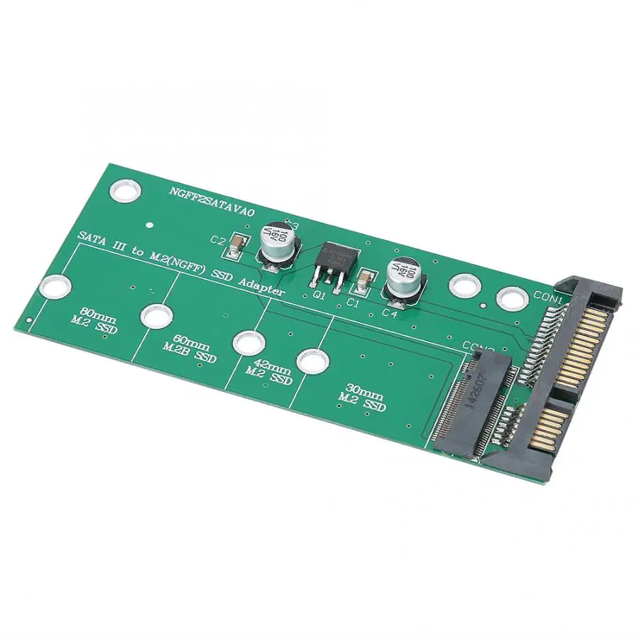 M.2 NGFF SSD на SATA3 6GBbps адаптер Riser Card конвертер для MacBook Pro Unibody 13 дюймов A1278 'x1