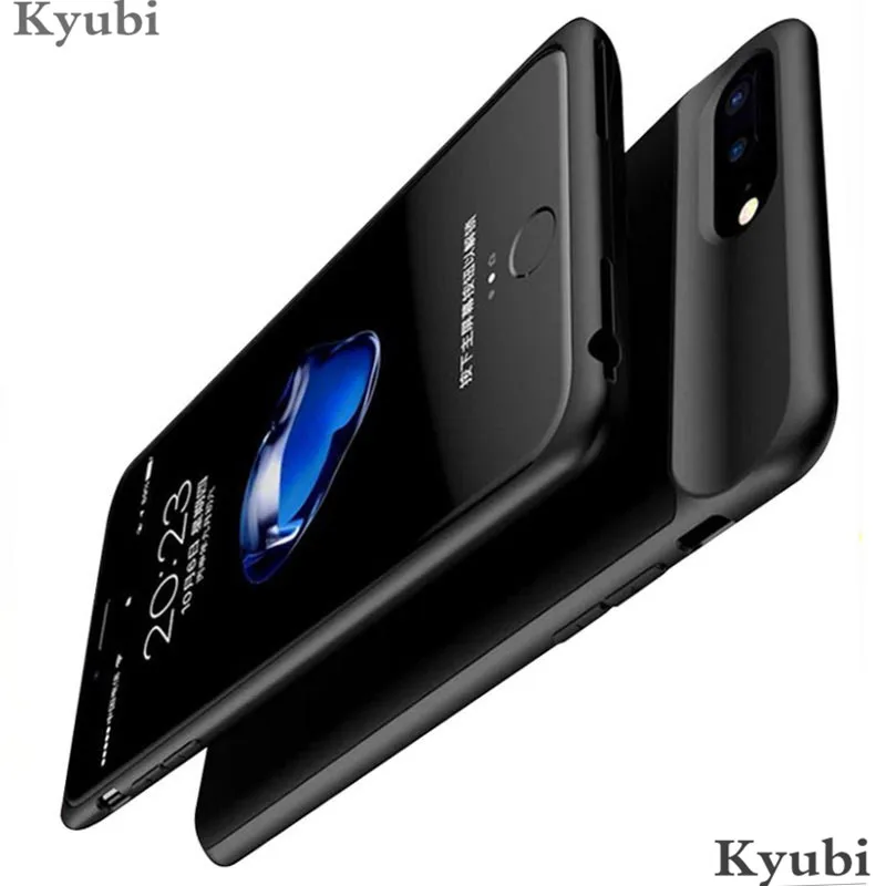 

7000mah high power bank charger case for iphone 6 7 8 plus external portable wireless charging case for iphone 6 7 8 plus