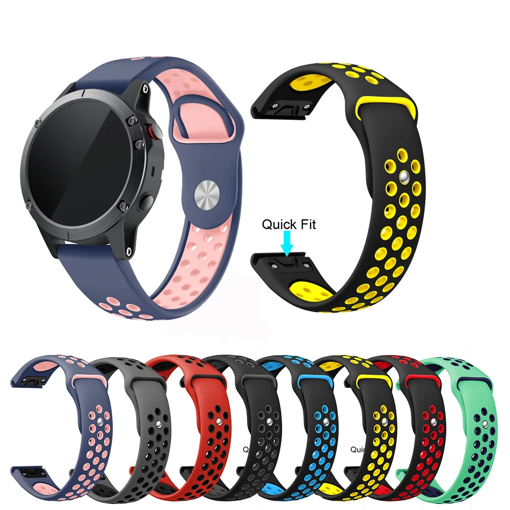 

Wristband For Garmin Fenix 5/5 Plus Watchband Quick Fit Strap For Garmin Forerunner 935/945 Quick Release Easy fit Band bracelet
