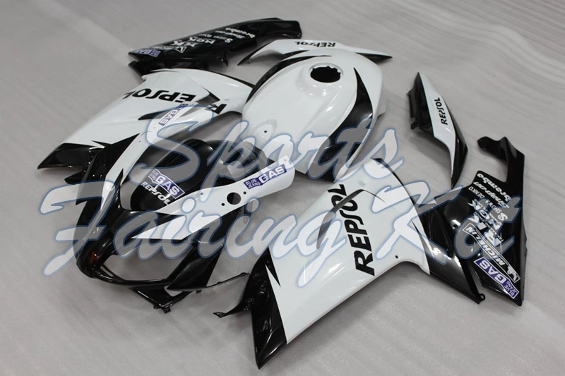 Комплекты обтекателей для Aprilia RS125 2006-2011 черный и белый репсол набор всего тела