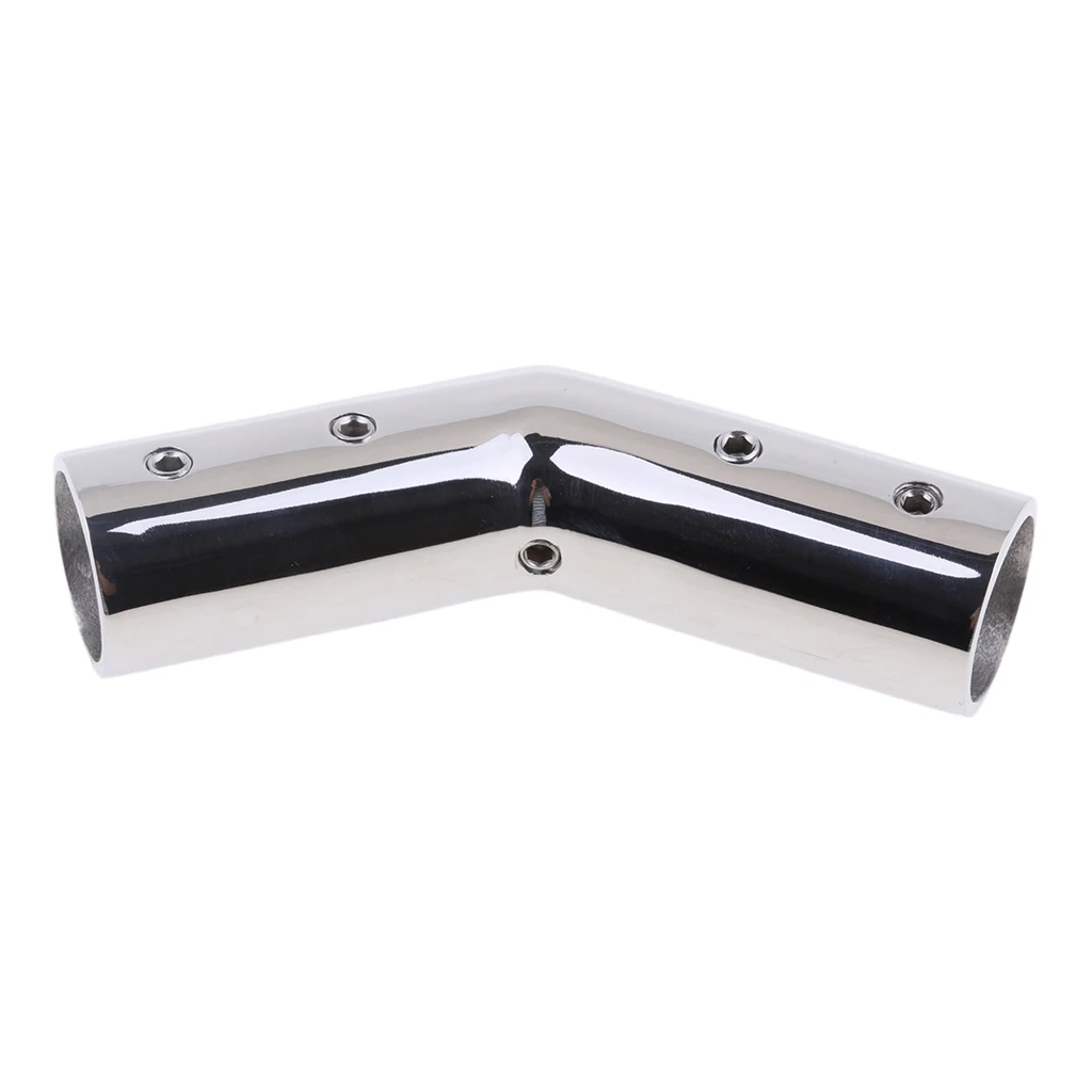 Marine Boat Hand Rail Fitting 140 Degree 22mm 7/8'' Elbow 316 Stainless Steel