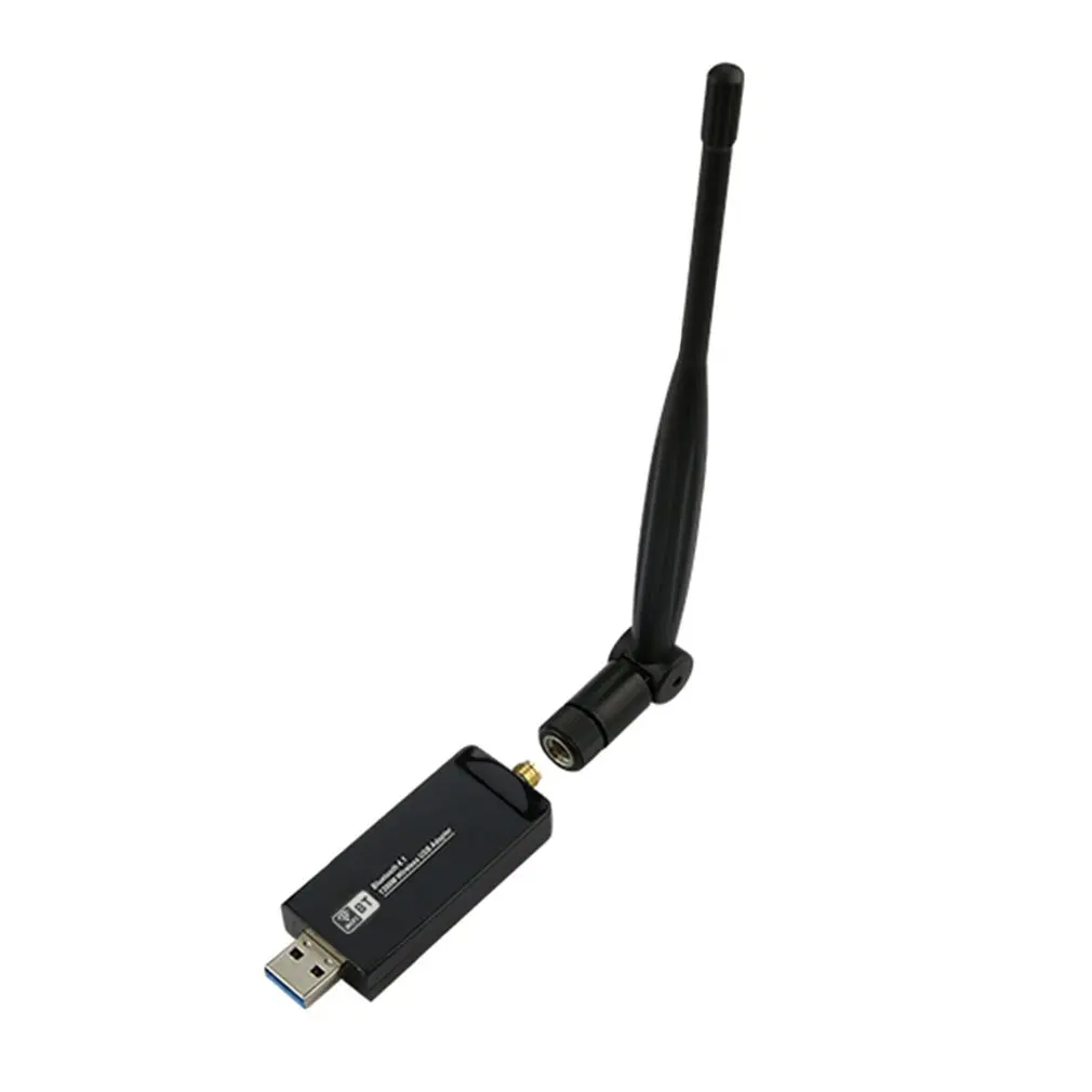 ZAPO W97L-5DB 1200Mbps Dual Bands Wireless Network Card AC USB 3.0 Bluetooth 4.1 Adapter 5dbi Aerial | Компьютеры и офис