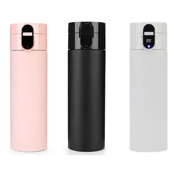 

320ml Insulated Vacuum Water Bottle Smart Reminder Coffee Mug Water Bottle Stainless Steel Thermos Cup Drinkware