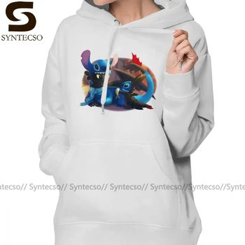 

Stitch Hoodie Jammy Jam Hoodies Streetwear Cotton Hoodies Women Printed Large Long-sleeve Sweet Red Pullover Hoodie