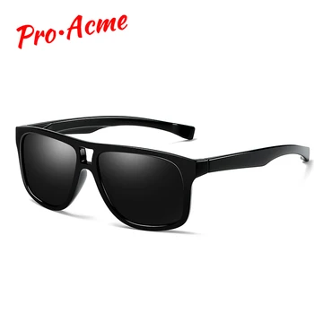 

Pro Acme 2020 Brand Designer Square Sunglasses Men Women Fashion Sun Glasses Shades for Men Mirror Lens Travel Goggle PC1468