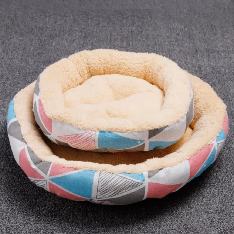 Pet Dog Kennel Thicker Plush Pet Dog Puppy Sleep Sofa Winter Keep Warm Dog Puppy Bed Mat Pet Dog Blanket Christmas Gift Supplies