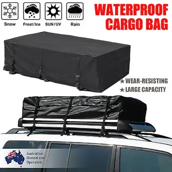 

140x100x40cm Car Roof Top Bag Roof Top Bag Rack Cargo Carrier Luggage Storage Bag Rack Travel Waterproof SUV Van for Cars
