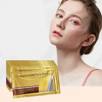 

LANBENA Unisex Moisture Gold Neck Masks Skin Care Moisturizing Shrink Pores