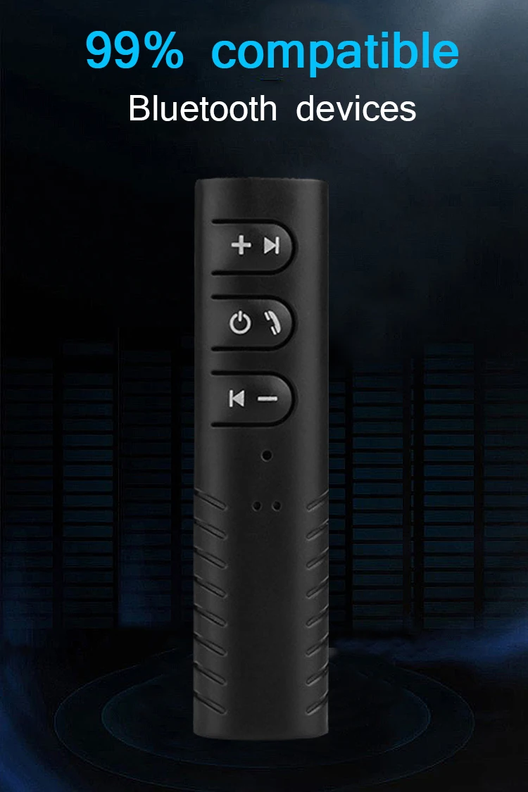Bluetooth адаптер Bluetooth приемник Автомобильная bluetooth гарнитура 3,5 AUX аудио мини воротник клип Беспроводная Спортивная гарнитура