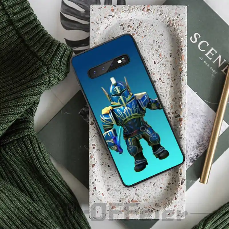 Funda Popular Con Logo De Roblox Para Samsung Galaxy A10 A20 A30s A40 A50 A51 A70 A71 Note 8 9 10 Aliexpress - logo de roblox azul