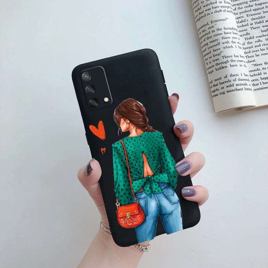 Cute Baby Girls Case For Oppo A74 Case OppoA74 CHP2219 Soft Silicone Phone Cases For Oppo A74 5G A 74 CPH2197 Back Cover Bumper cases for oppo back