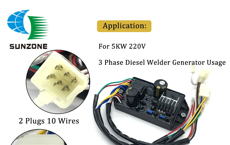 Regulador de tensão 5-4 avr para solda de 5 a 4