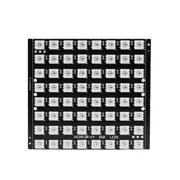 

new WS2812B 64-Bit Full Color 5050 RGB LED Lamp Panel Light For Arduino