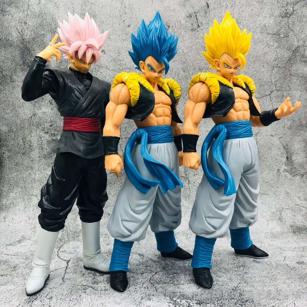 New Dragon Ball Z Anime Action Figure Super Saiyan Blue Gogeta statue model  toys