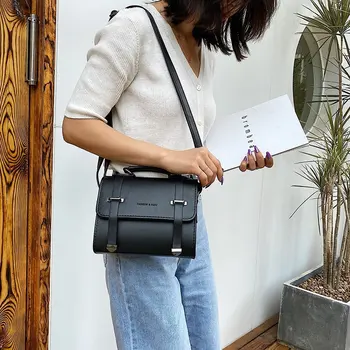 

2020 Fashion New Arrive Women Pu Leather Shoulder Bags Girls Handbag Women's Casual Messenger Bags Crossbody Bags