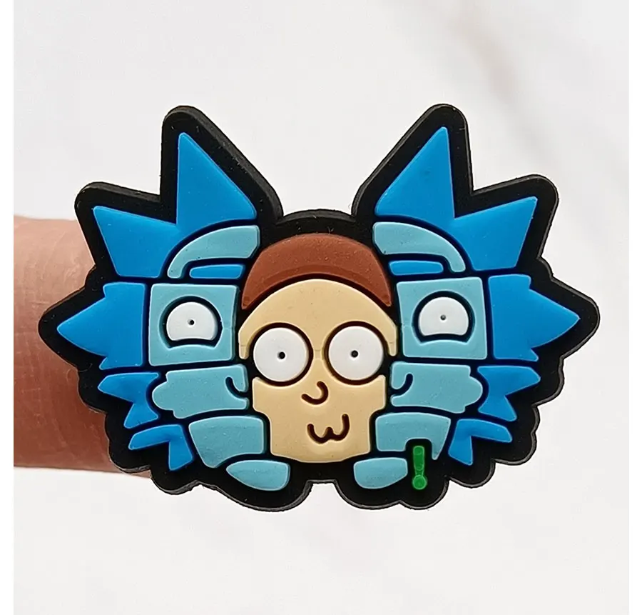Dropshipping 1Pcs Cartoon PVC Shoe Charms Sandal Accessories Diy Fantasy Adventure Shoe Buckle Decoration Jibz For Croc Charms