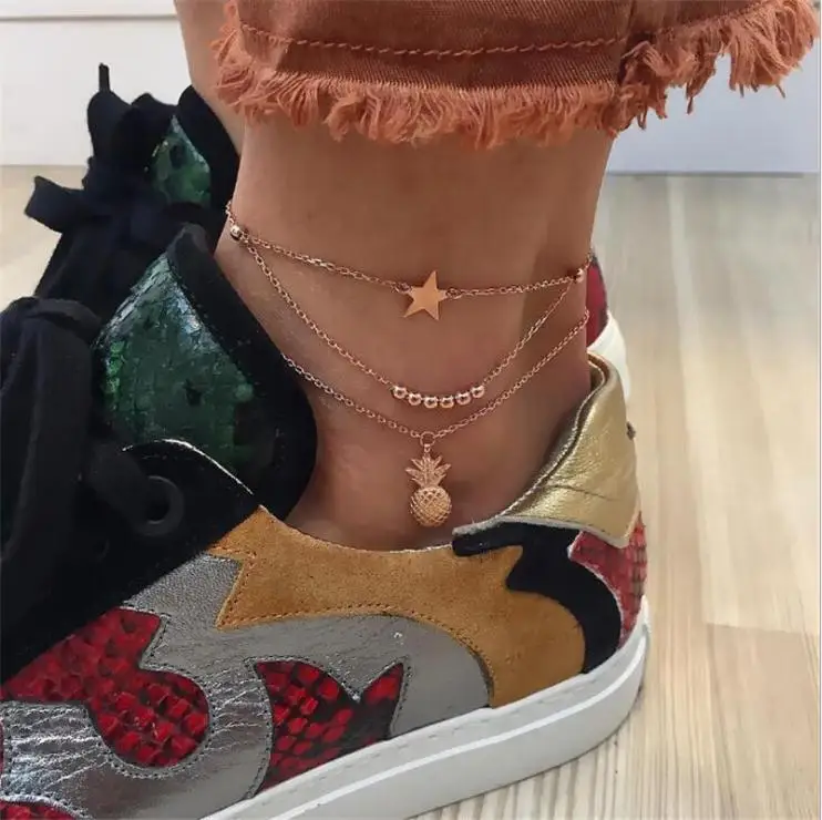 Anklet Bracelet Set Pineapple Atar Beads Ankle Chain Bracelet On Leg Boho Jewelry Anklets For Women Fashion Foot Jewelry DJ-330 Anklet Bracelet Set Pineapple Atar Beads Ankle Chain Bracelet On Leg Boho Jewelry Anklets For Women Fashion Foot Jewelry DJ-330