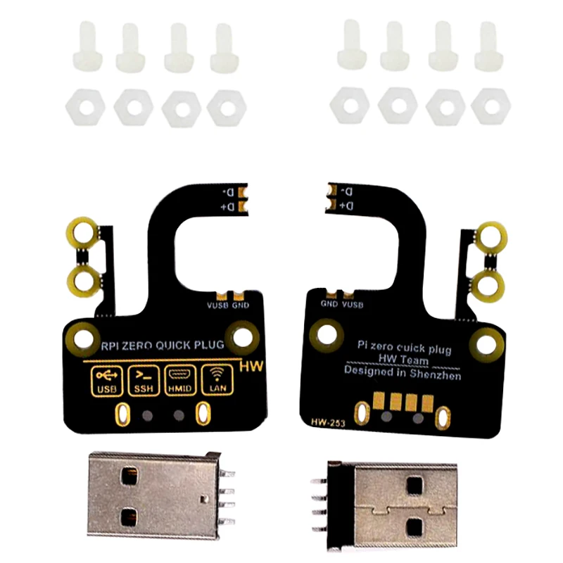 2 шт. Micro-Usb для Type A Usb плата адаптера Плата расширения источник питания Raspberry Pi Zero