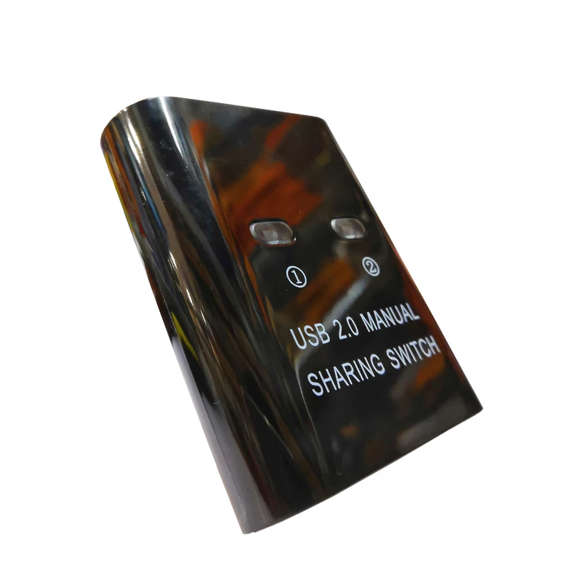  USB 2-port printer switch sharer manual usb switcher 2 in 1 out splitter U disk USB keyboard mouse 