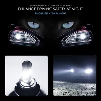 

2PC 9004 HB1 LED Light Bulbs High/Low Beam White 6000K 1020W 153000LM Auto Vehicles Headlights Car Headlight Bulbs