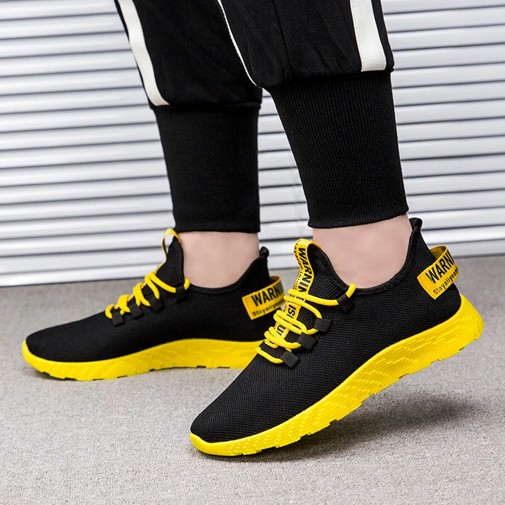 JAYCOSIN новые мужские летающие ткацкие le кроссовки туристические ботинки для отдыха легкие дышащие летние повседневные спортивные туфли#45 - Цвет: Yellow