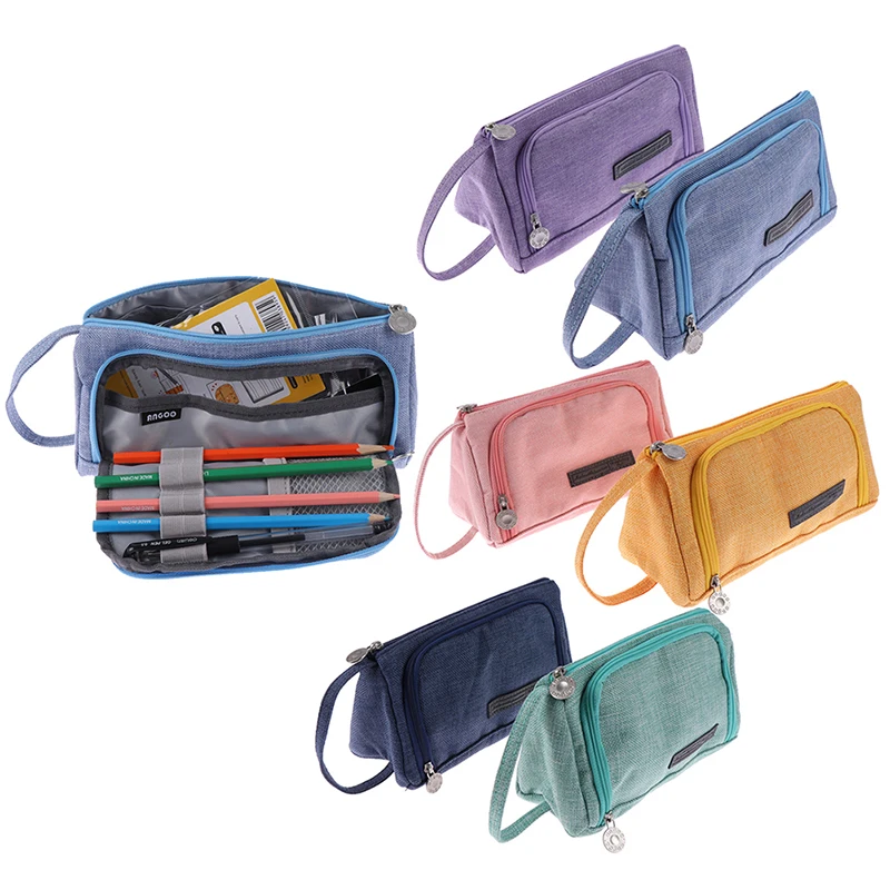 Large Capacity Pencil Case Kawaii Pencilcase School Pen Case Supplies Pencil Bag School Box Pencils Pouch Stationery