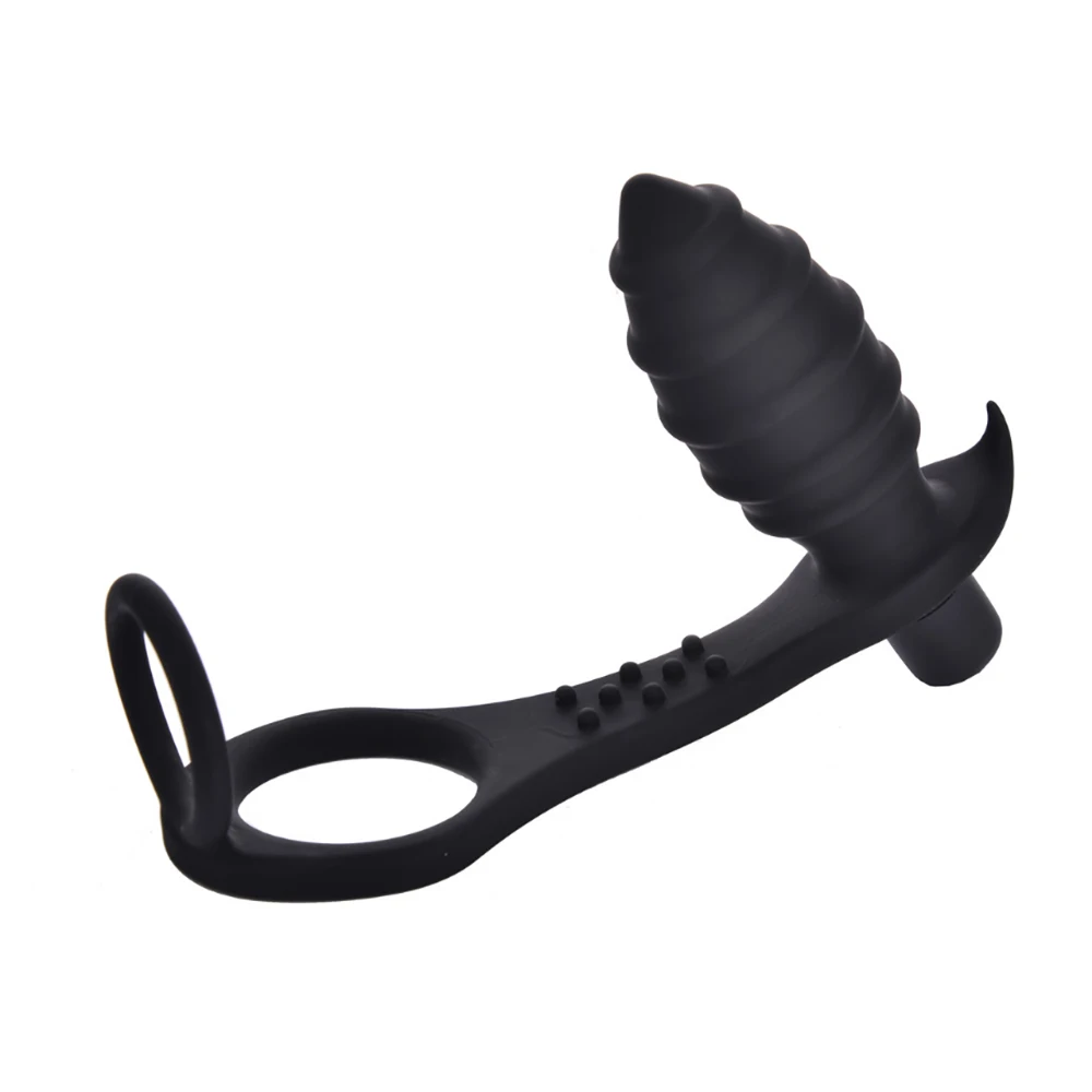 Wireless Remote Anal Dildo Vibrator Prostate Massager Butt Plug Vibrating Delay Ring On Penis Masturbator Sex Toys for Men |