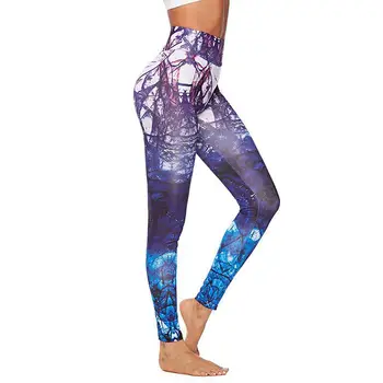 

Women High Elastic Fitness Sport Leggings Pants Slim Running Sportswear Sports Pants Trousers Clothing