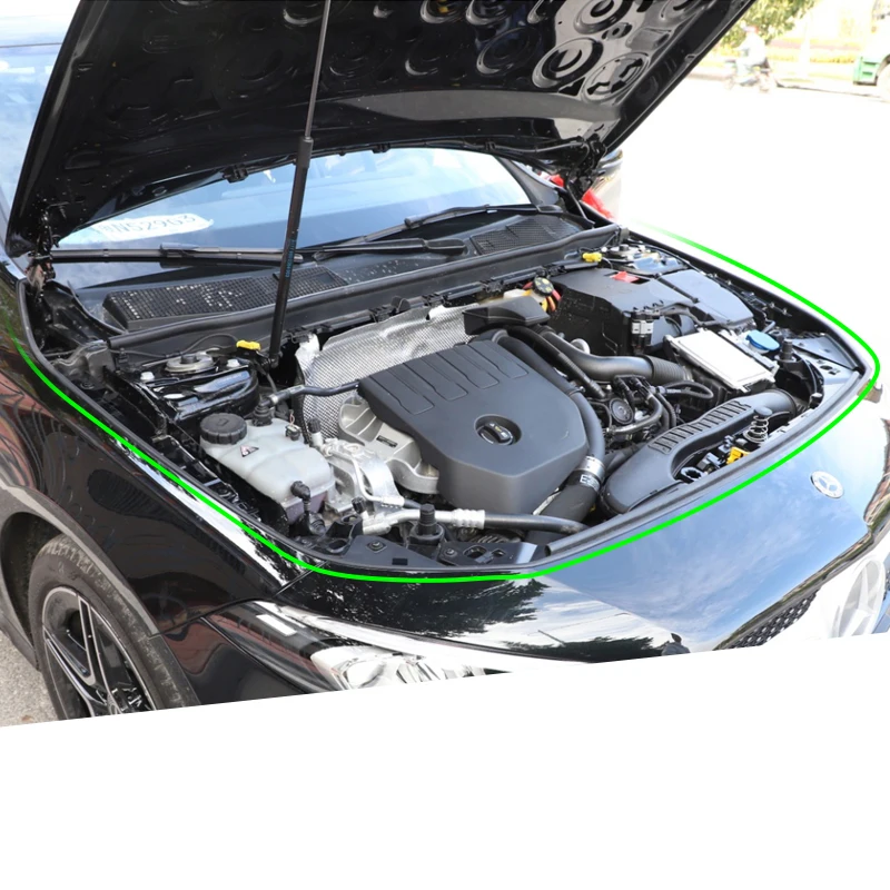 engine hood Lsrtw2017 для Mercedes Benz A Class A180 A200 Автомобильный Дверной двигатель уплотнительная полоса внутренние аксессуары для формовки - Название цвета: engine hood
