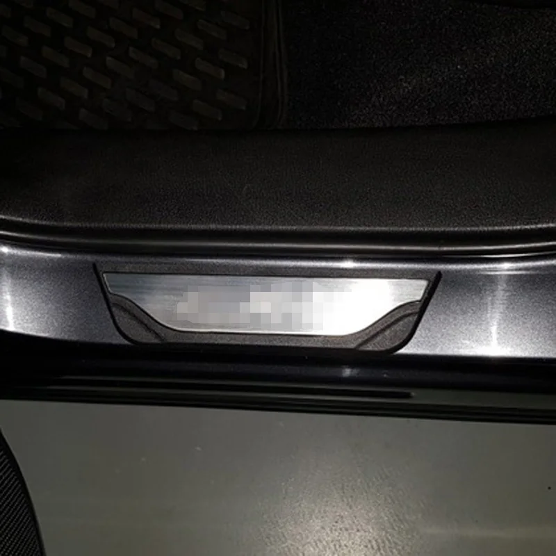 Металлическая и Пластиковая Накладка на порог двери для Toyota rav4 rav 4 xa50 Добро пожаловать, Накладка на порог педали, автомобильные аксессуары