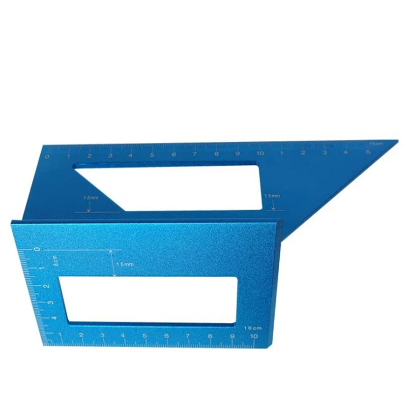 

Multifunction Angle Guide Ruler Aluminum Alloy T-shaped Line Planning Line Angle Carpenter Protractor Gauge Meter Measuring Tool