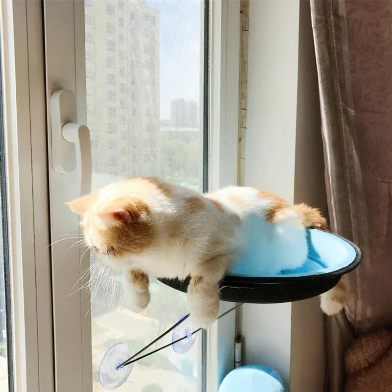 Милые гамаки для кошек присоска коврик для кошек подвесные кровати прочные гамаки для животных милый котенок коврики креативные подвесные кровати товары для животных
