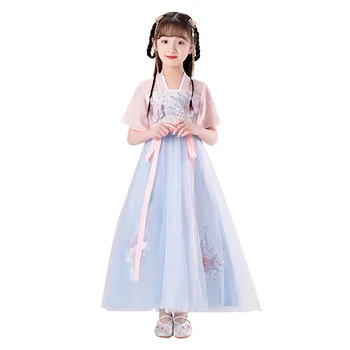 

Cosplay Children Clothing New Halloween Girl Dress Baby Girls Fairy Princess Dress Kids Chinese Style Party Dresses Kid Costume