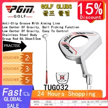 

PGM Golf Training Clubs Men's Putter Low Center of Gravity with Line Sight Golf with Ball Picking Function Practice Exercise