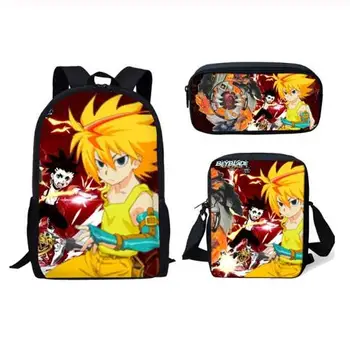 

Fashion School Bags Anime Beyblade Burst Evolution School Bookbag Bagpack for Teenage Girls Boys Laptop Backpacks