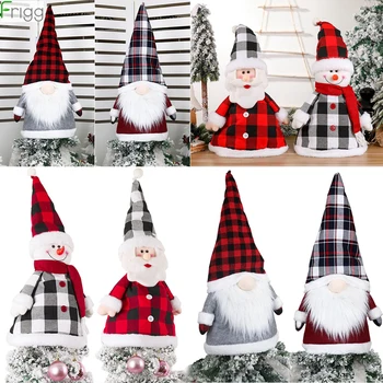 

Faceless Doll Xmas Tree Top Star Merry Christmas Decoration For Home Noel Snowman Christmas Tree Hanging Ornaments New Year Gift