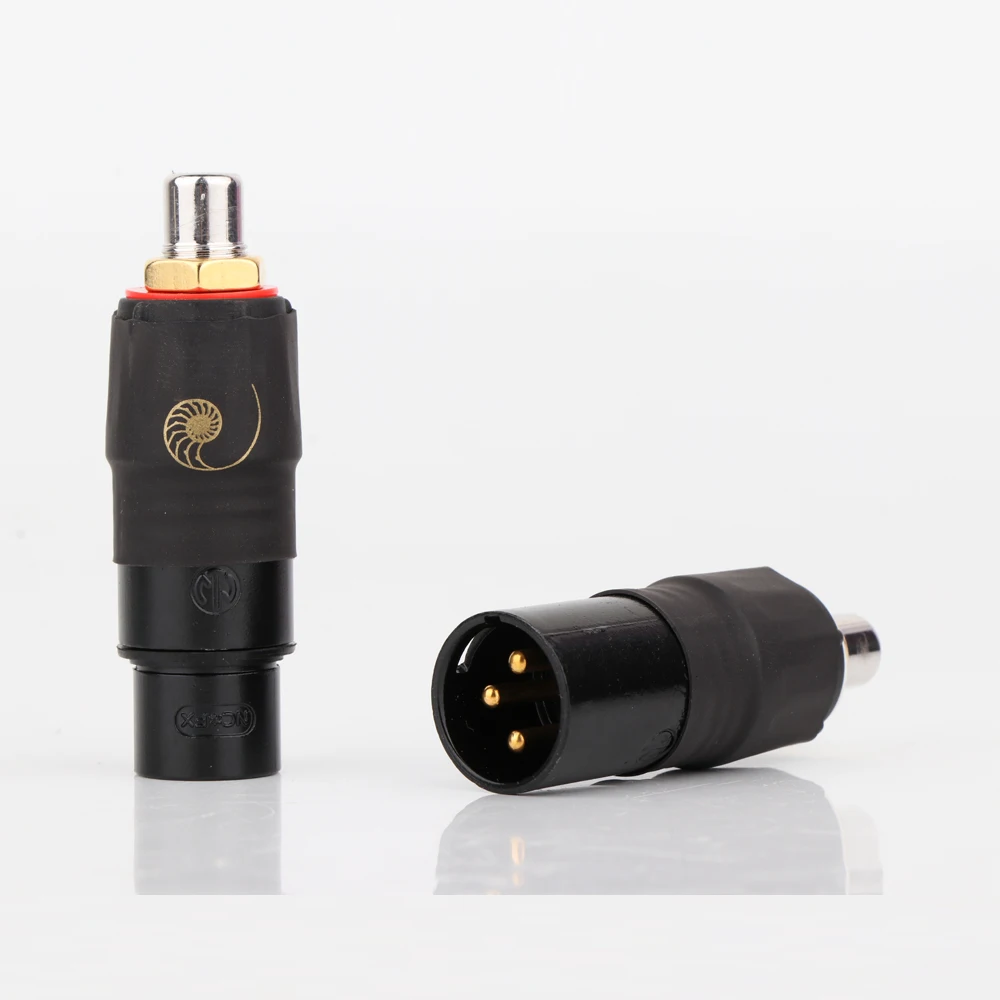 4 шт. Yter XLR 3 контактный разъем RCA аудио адаптера штекер Phono соединители RCA|plug
