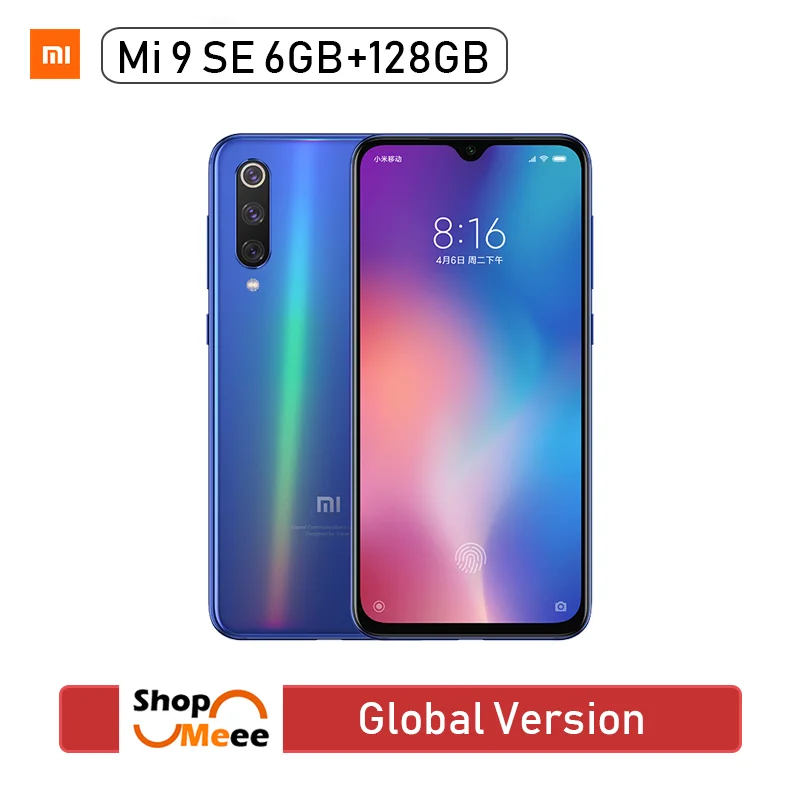 Глобальная версия Xiaomi Mi 9 SE 6 ГБ ОЗУ 128 Гб ПЗУ Snapdagon 712 Octa 5,97 дюйма 3070 мАч AMOLED дисплей 48MP Al Тройная камера