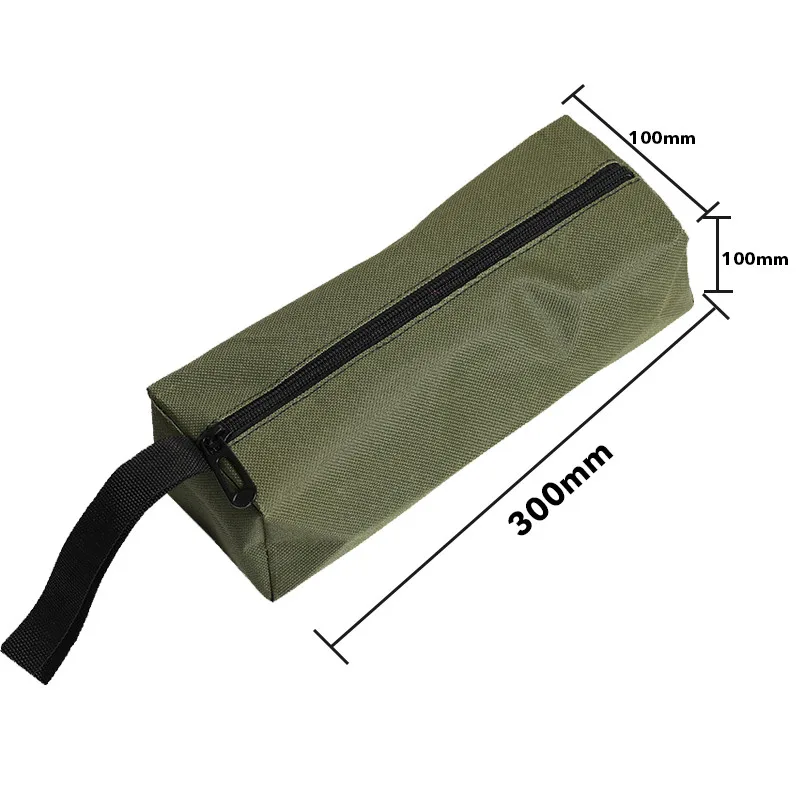 Urijk 1pc Portable Waterproof Oxford Canvas Hand Tool Storage Carry Bags Pliers Metal Toolkit Parts Hardware Parts Organizer small tool pouch Tool Storage Items